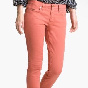 Tory Burch Designer orange denim jeans size 28